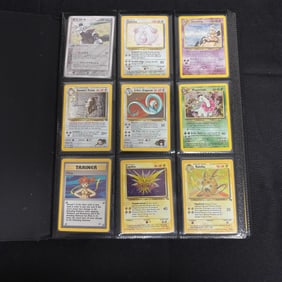 Vintage & Older Pokemon Card Binder, Holos, 1st Ed