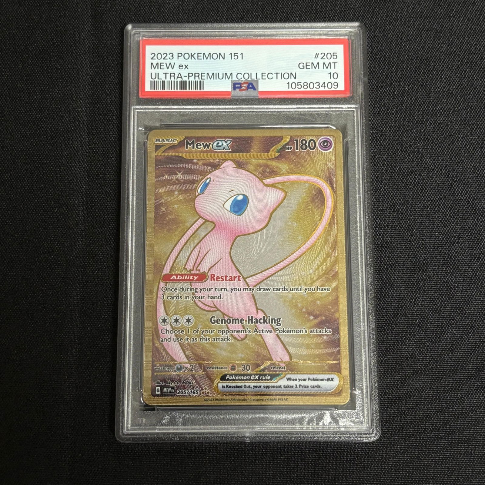PSA 10 Mew EX Gold Metal Card (1 of 2)