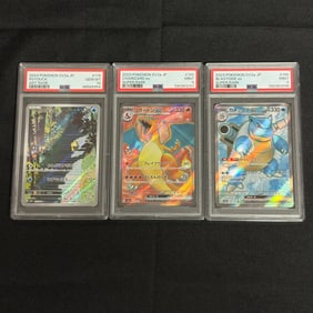 PSA Japanese 151 Pokemon Cards, Charizard