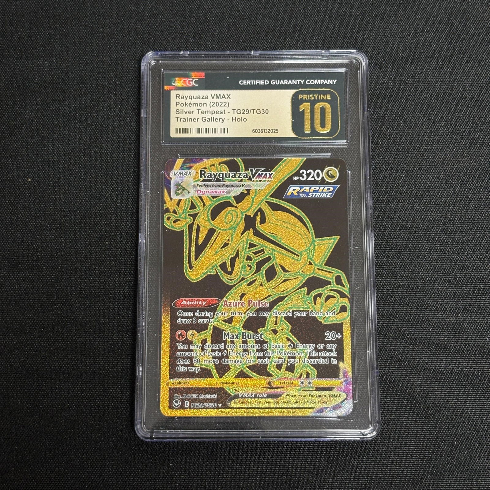 CGC P 10 Rayquza VMAX TG Gold (1 of 2)