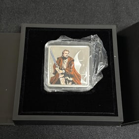Obi-Wan & Yoda 1 oz Silver Medallion