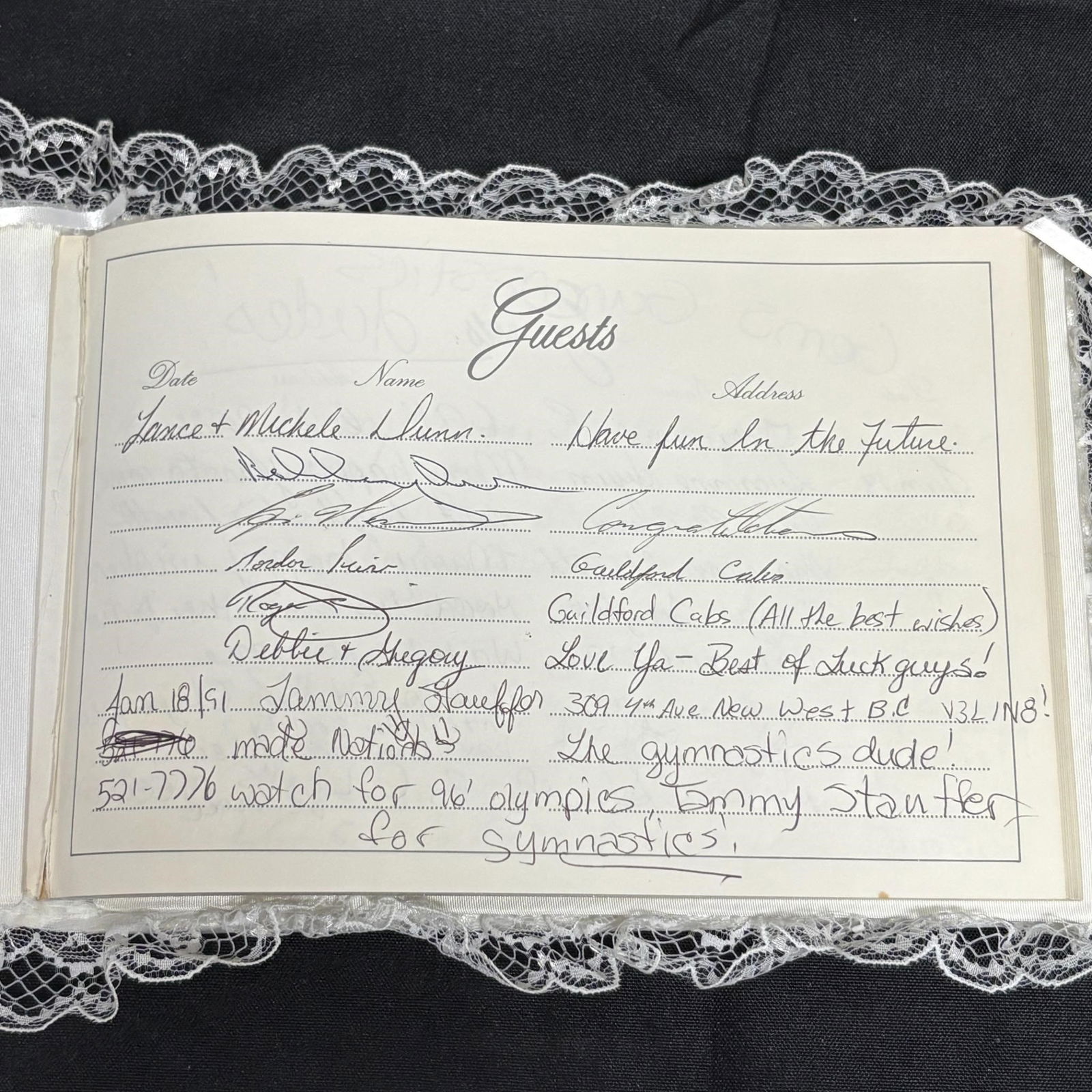 Guest Book Signed by Bobby Orr and Olympians (1 of 7)