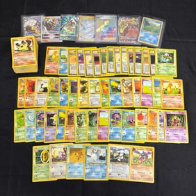 Vintage-Modern Pokemon Cards, 1st Ed, shadowless