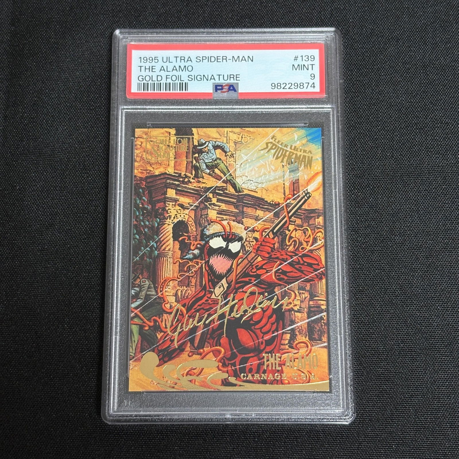 PSA 9 The Alamo Gold Signature 1995 Ultra (1 of 2)