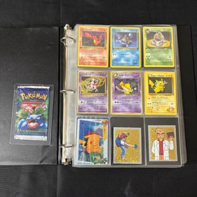 Vintage Pokemon Card Binder, 1st Eds