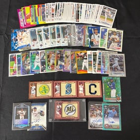 Modern Baseball Card lot, Patch, Autos