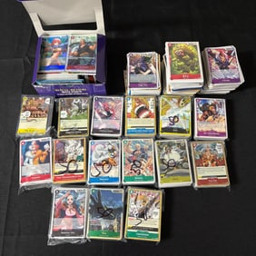 Huge lot of One Piece Trading Cards