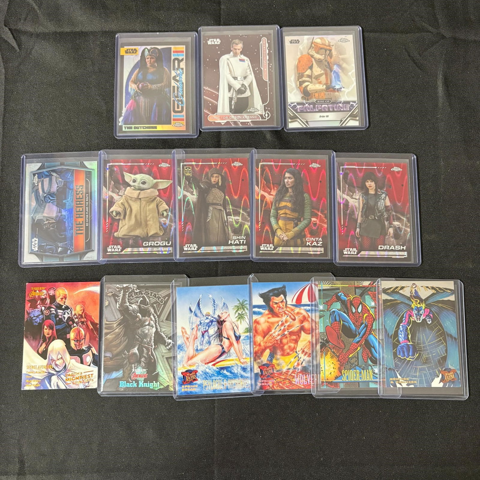 Star Wars and Marvel Trading Cards (1 of 1)