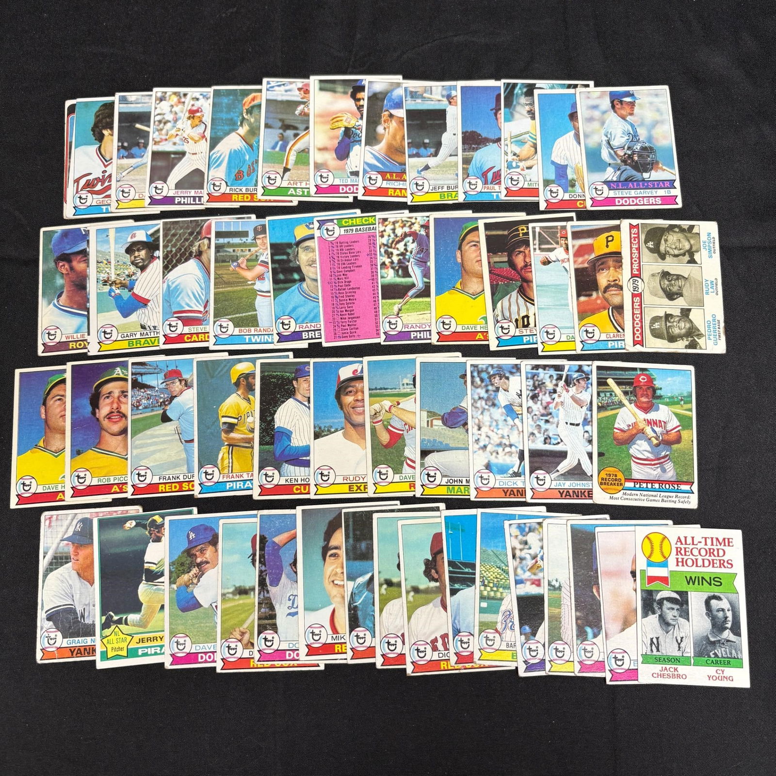 1979 Topps Baseball Cards, Pete Rose, Cy Young (1 of 2)