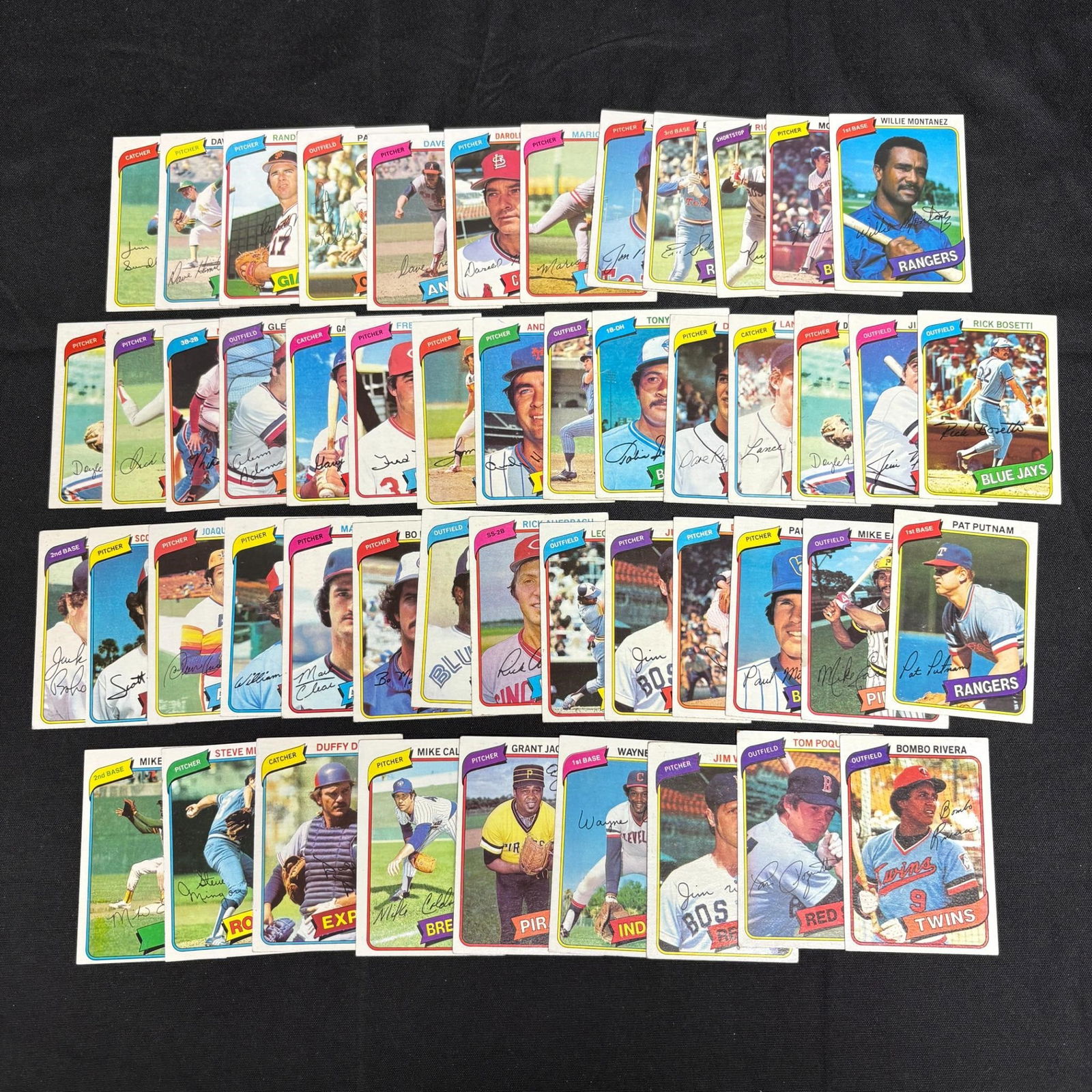 1980 Topps Baseball Cards: All items are sold as is. Please look at pictures carefully to determine what you believe are the condition of each lot. By choosing which card to use to register to bid, you authorize us to use the c