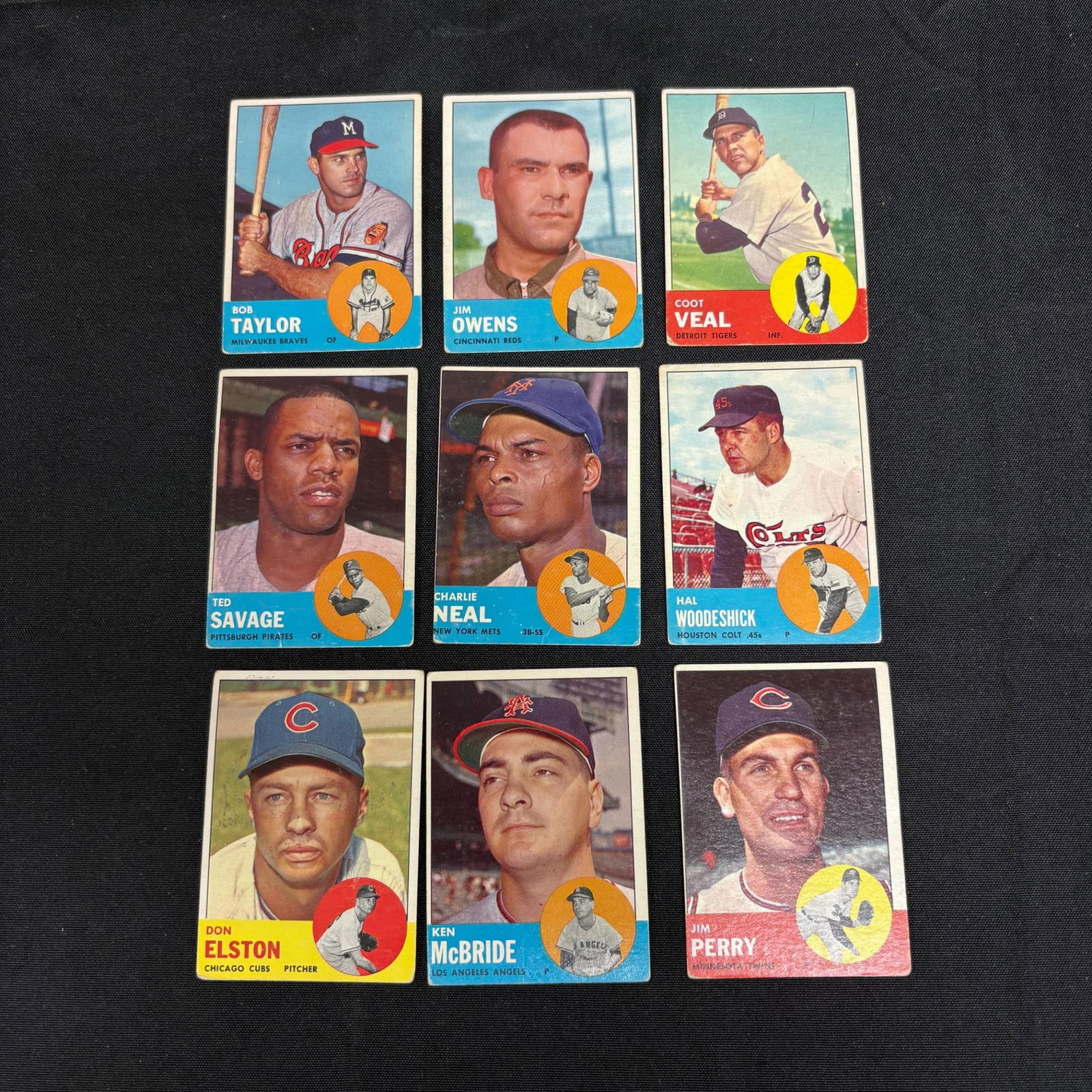 1963 Topps Baseball Card lot (1 of 2)