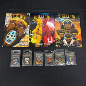 Black Lion & Cubs Menga Prestige Format Set w/LE