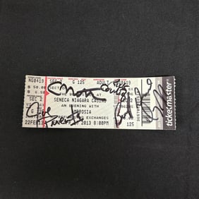 Ambrosia Band Signed Ticket