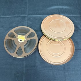 Full 16 mm movie reel w/ Movie Promos Written