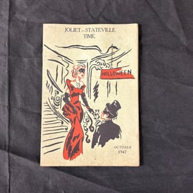 Joliet Stateville Time 1947 Humor Ash Can