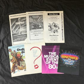 Movie Pressbook Lot, Star Trek