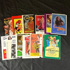 Large lot of Adult Movie Pressbooks