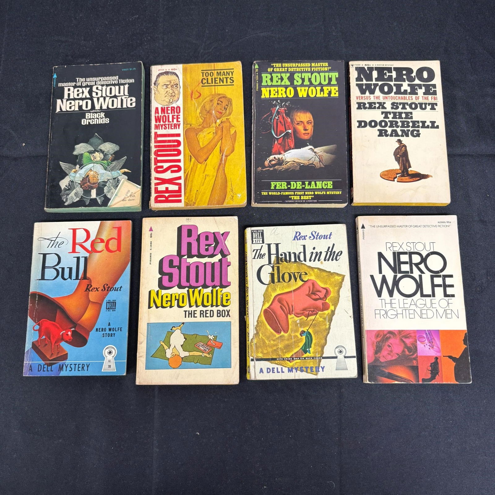 Rex Stout Original Paper Back Books (1 of 2)