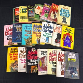 Large lot of Vintage Agatha Christie Books
