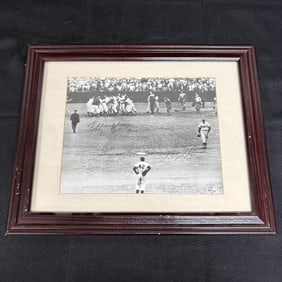 Ralph Branca, Bobby Thompson Signed Photo