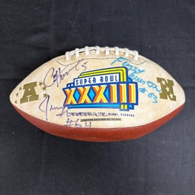 Signed Superbowl Special Edition Football