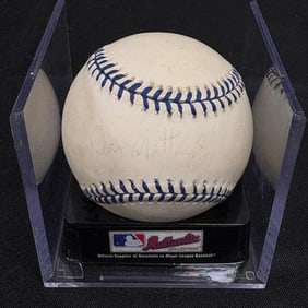 Don Mattingly Signed Baseball
