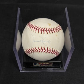 Dave Roberts Signed Baseball