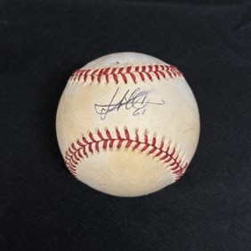 Jin Ho Cho Signed Baseball JSA COA