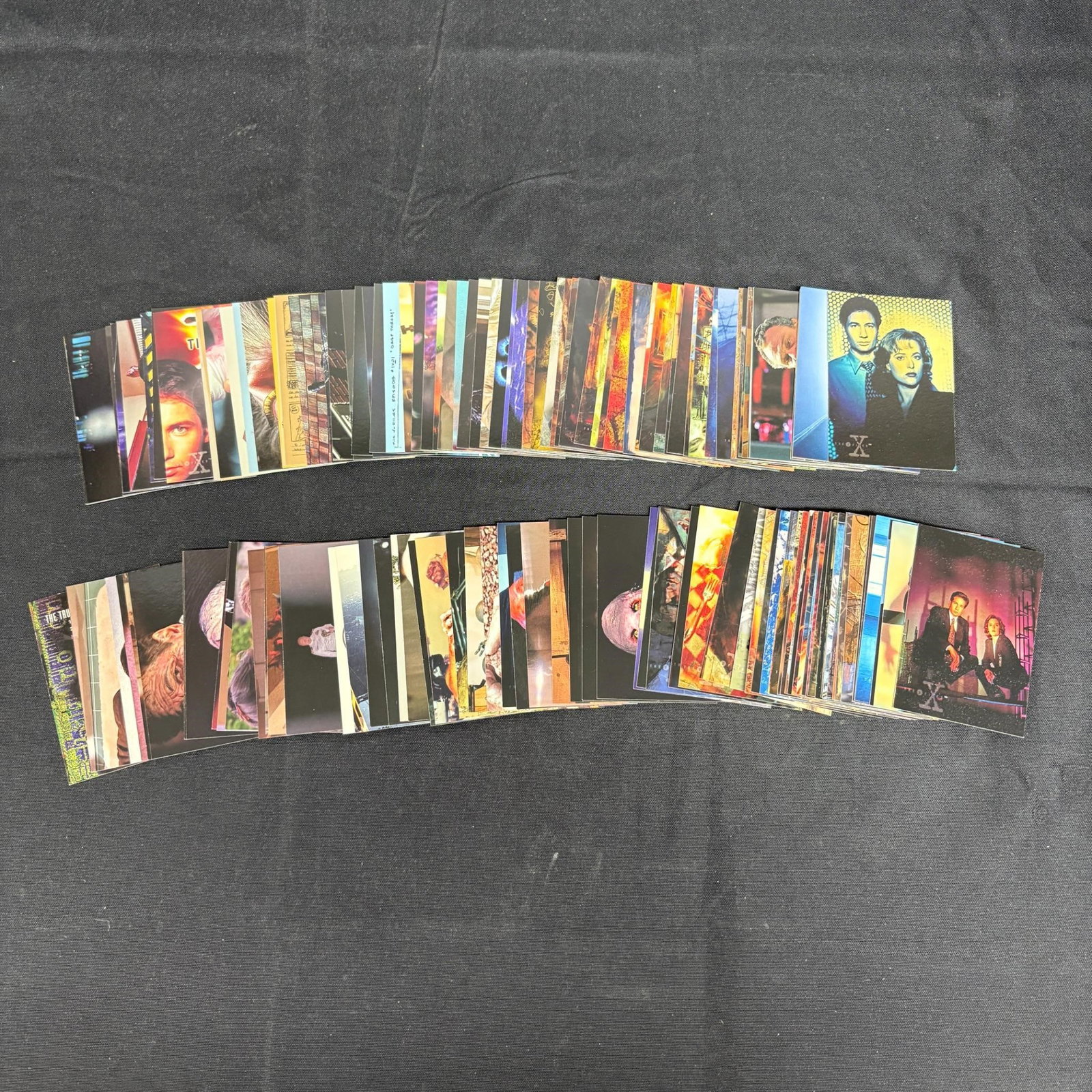 1996 X-Files Trading Card Sets: One Complete Set, and One Near Complete Set. All items are sold as is. Please look at pictures carefully to determine what you believe are the condition of each lot. By choosing which card to use to r