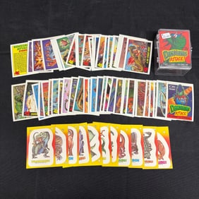 Complete Set of 1988 Topps Dinosaurs Attack Cards