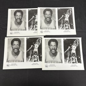 Julius Erving Basketball Promo Photos