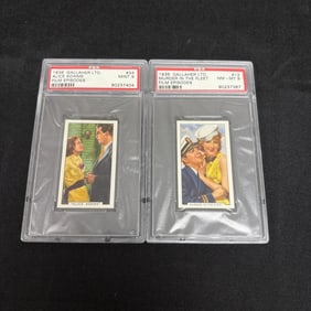 PSA 8, 9 Gallaher Tobacco Cards 1936