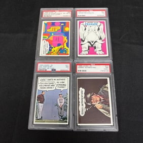 PSA Graded 1968 Laugh-In Trading Cards