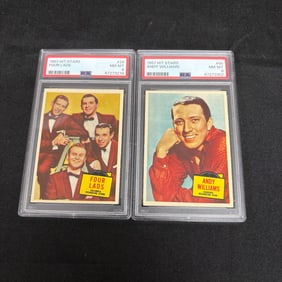 PSA 8 Hit Stars 1957 Trading Cards