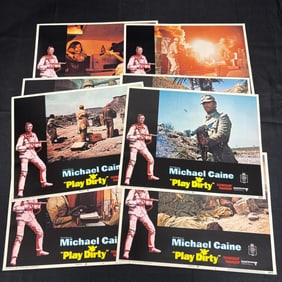 Play Dirty Original 1969 Lobby Card Set 1-8