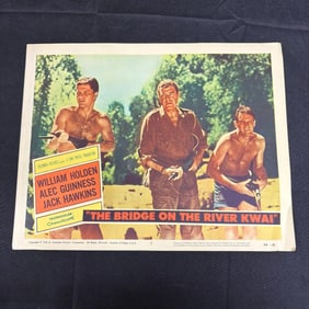 Bridge on the River Kwai Original 1958 Lobby Card