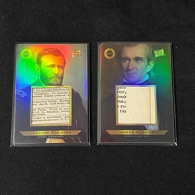 Grant, Polk, Relic Cards, Military Generals