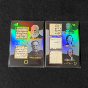Double, Triple Relic Cards, Bell, Monroe +