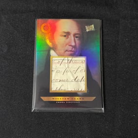 William Clark Relic Card, Writing