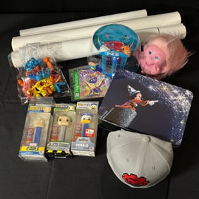 Resell Lot, Funko Pez, Posters, Fantasia Lunch Box