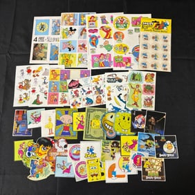 Vintage and Vending Stickers, Disney, Smurfs +