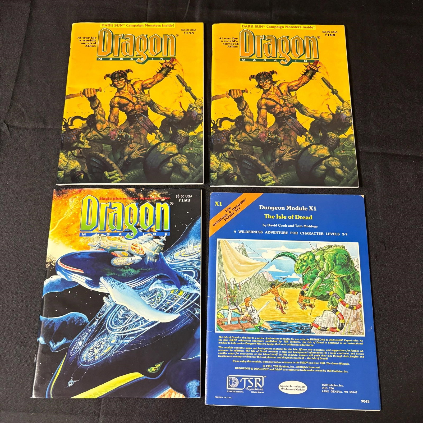 Dungeon and Dragons Vintage unused Campaigns: Vintage Dungeon and Dragons unused Campaigns includes 1981 The Isle of Dread Wilderness Campaign. All items are sold as is. Please look at pictures carefully to determine what you believe are the cond