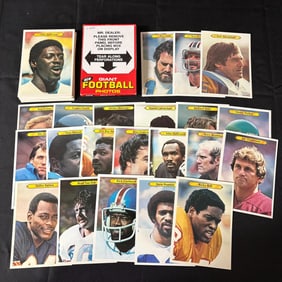 1980 Topps Football Giant Photo Cards