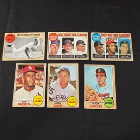 1968 Topps Baseball Card lot, Clemente