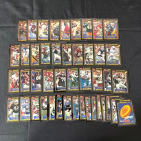 Set of 1992 Topps Football's Finest Cards