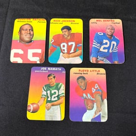 1970 Topps Glossy Football Cards