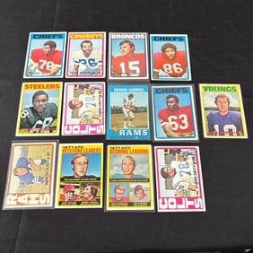 1970-72 Topps Football Cards,