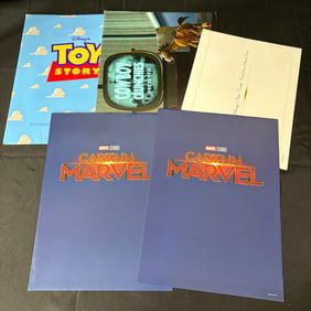 Exclusive Lithographs, Toy Story, Captain Marvel +