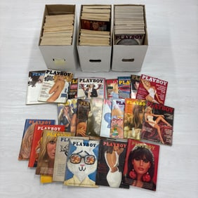 3 Short Boxes of Adult Magazines