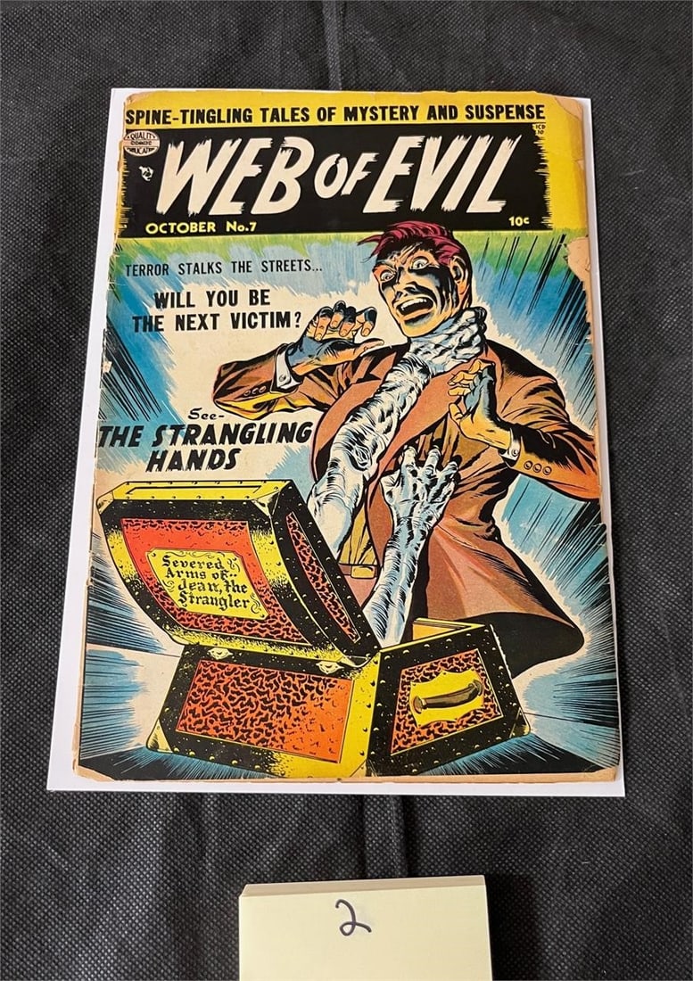 Web of Evil 7 Pre Code Horror Comic Book (1 of 3)